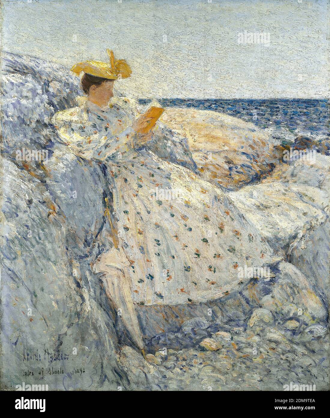 Sommersonnenlicht (Inseln der Schals) 1892 American Impressionist Painting von Childe Hassam - sehr hoch Auflösung und Bildqualität Stockfoto