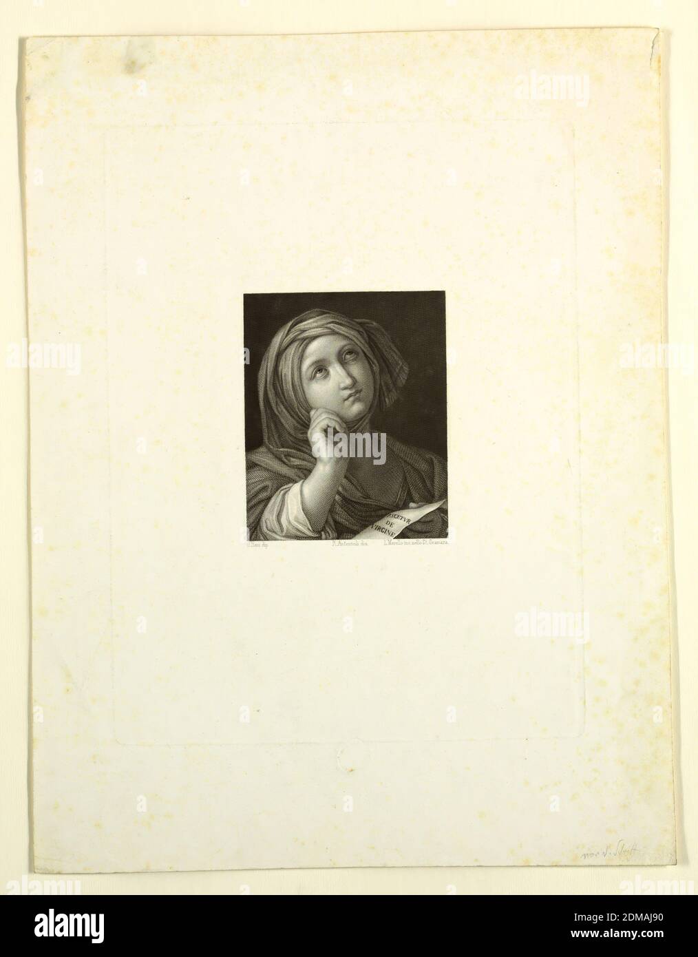 A Muse, L. Merello, Guido Reni, (Italienisch, 1575–1642), Europa, Print Stockfoto