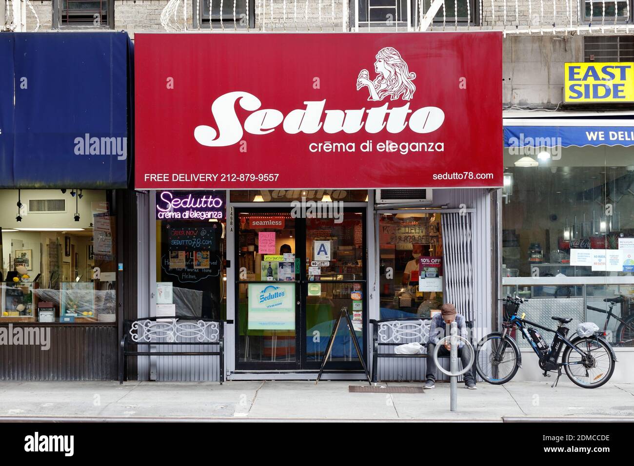 Sedutto, 1498 First Ave, New York, NYC Foto von einer Eisdiele im Viertel Upper East Side in Manhattan Stockfoto