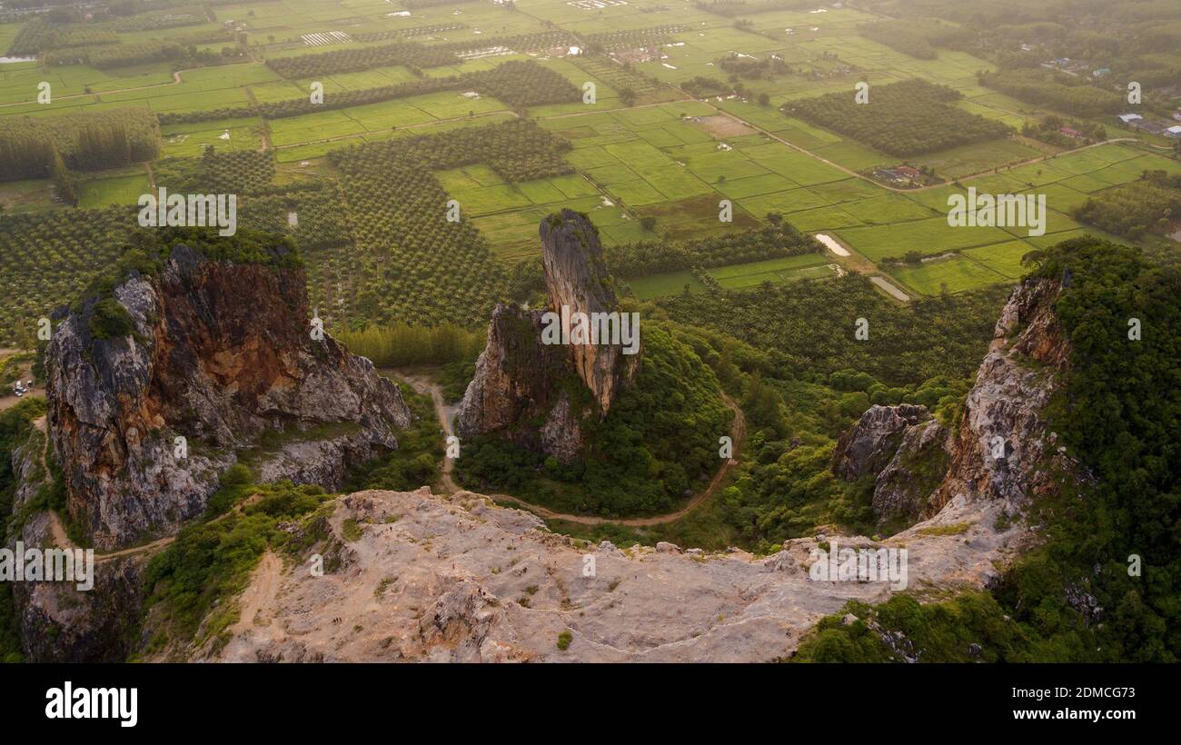 Natürliche Sehenswürdigkeiten Khao Khuha, Songkhla Provinz, Thailand Stockfoto