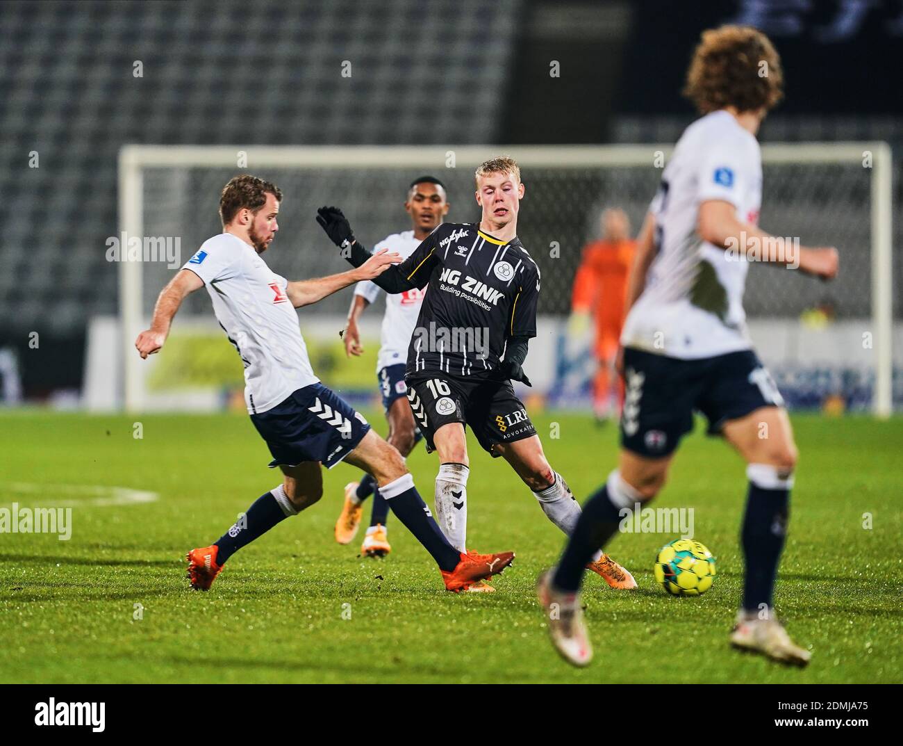 16. Dezember 2020: ÃgÃºst Hlynsson von AC Horsens während Aarhus GF gegen AC Horsens im Aarhus Stadium, Aarhus, Dänemark. Kim Price/CSM Stockfoto