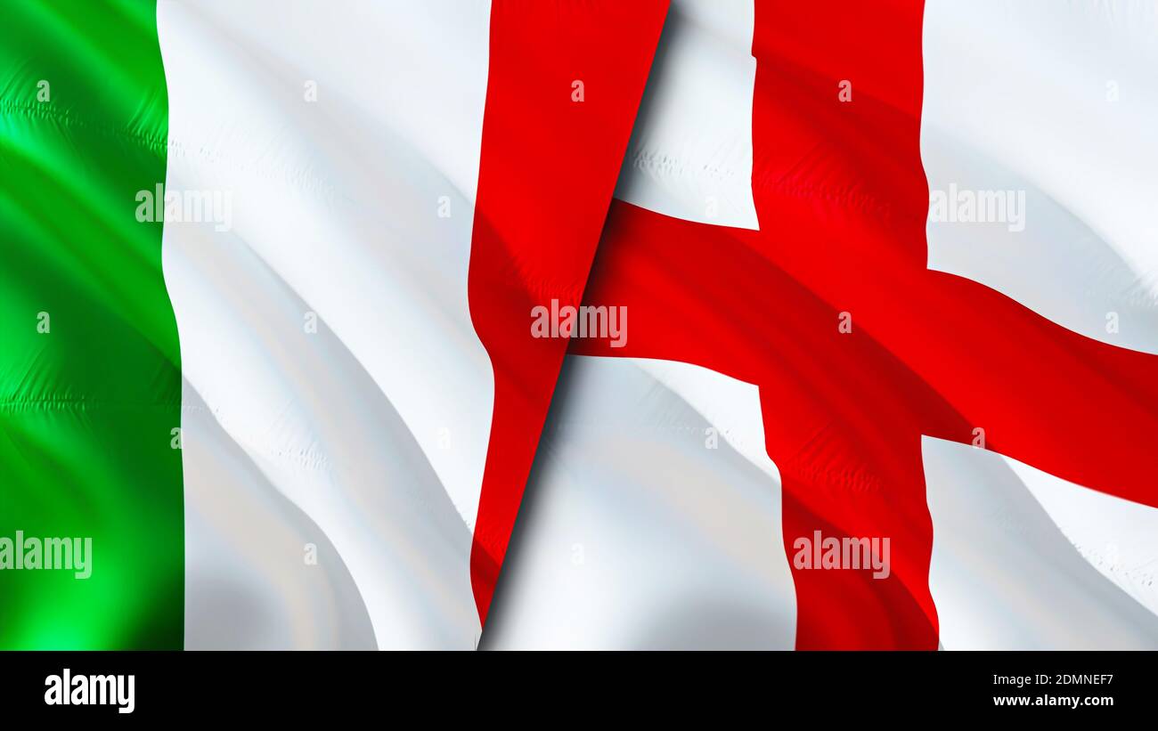 pic Italien Vs England https www alamy de italien und england flaggen 3d design mit wehenden fahnen italien england flagge bild tapete bild italien vs england 3d rendering italien england beziehungen a image391393611 html