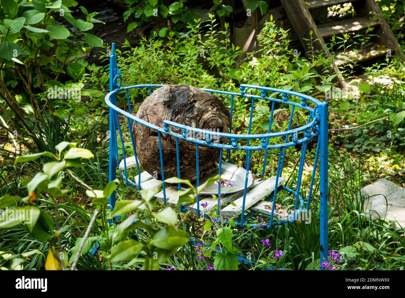 Kunst im Garten Stockfoto