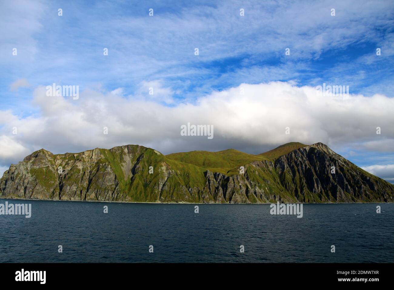 Alaska, Küste von Unalaska Island, Aleutian Islands, Vereinigte Staaten Stockfoto