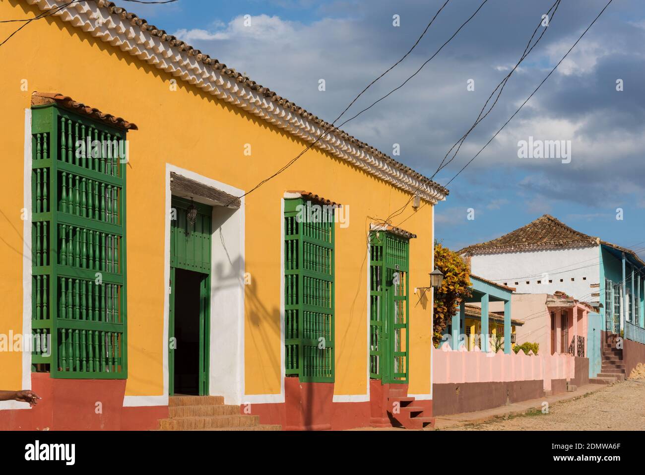 Schöne Kolonialzeit Häuser in Trinidad Kuba Stockfoto