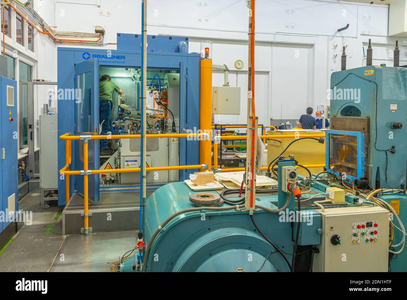 PERTH, AUSTRALIEN, 18. JANUAR 2020: Interieur der Perth Mint, Australien Stockfoto