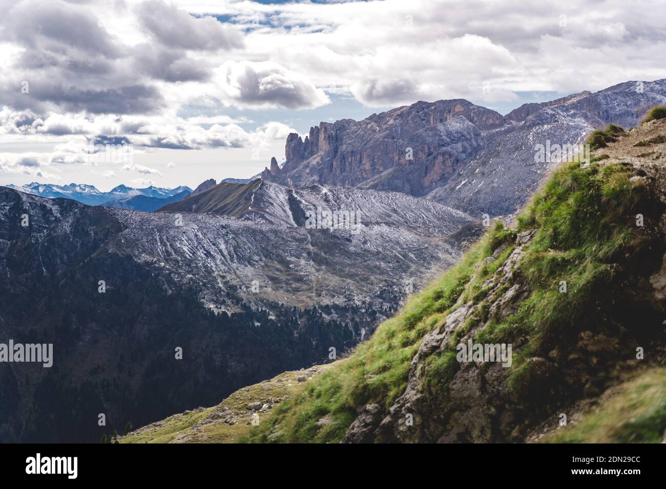 Landschaft in den österreichischen Bergen Stockfoto