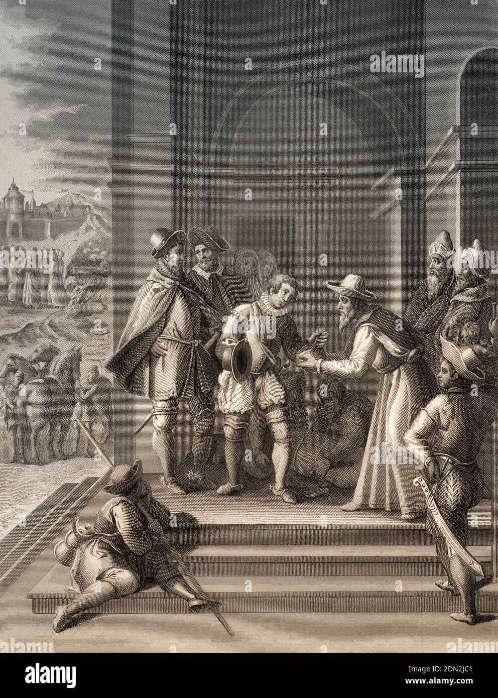 Das Gleichnis Vom Verlorenen Sohn Das Gleichnis vom verlorenen Sohn, Neues Testament, Stahlstich 1853