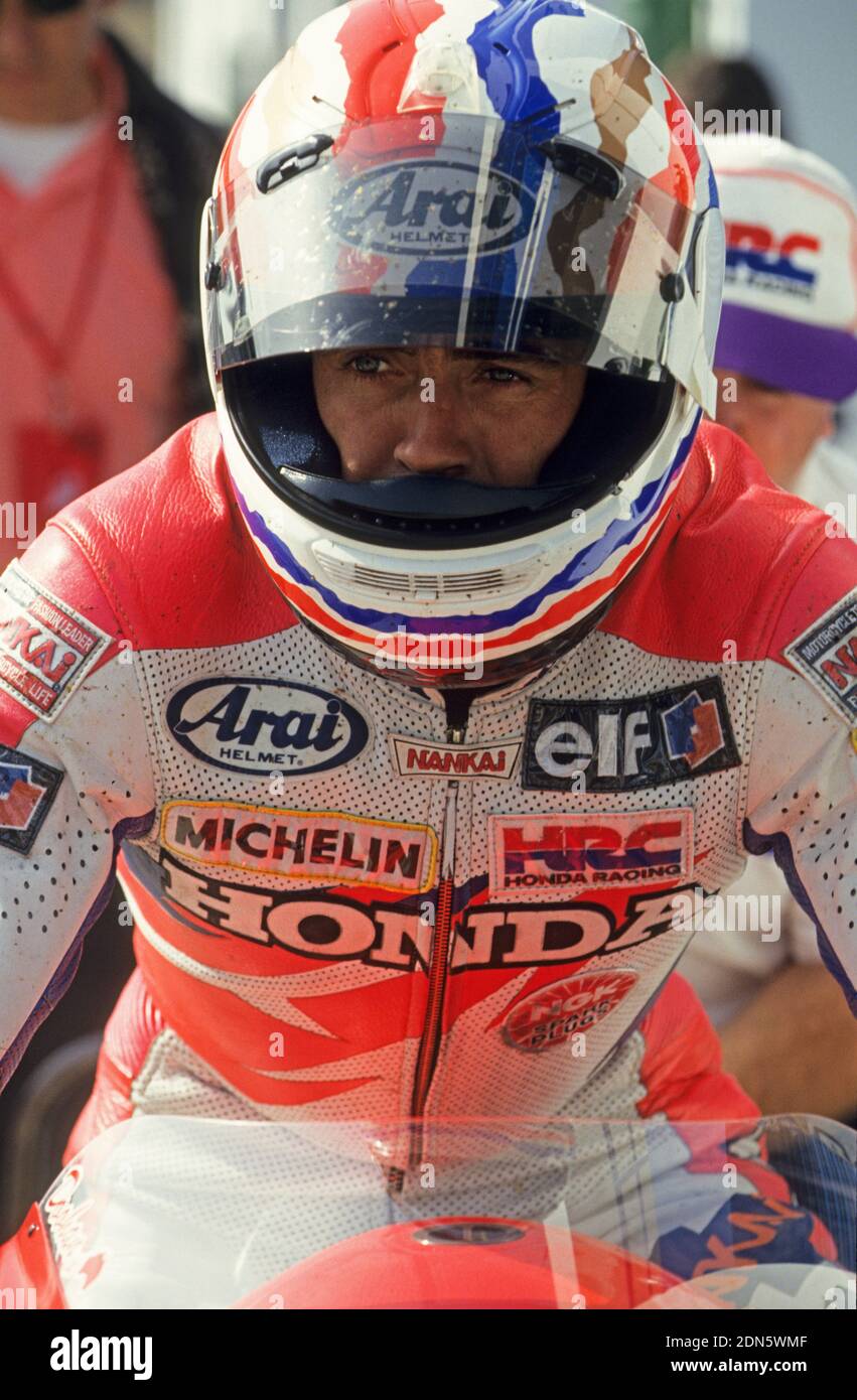 Michael Doohan (AUST), Honda 500, spanischer Motorrad-GP, Jerez 1994 Stockfoto