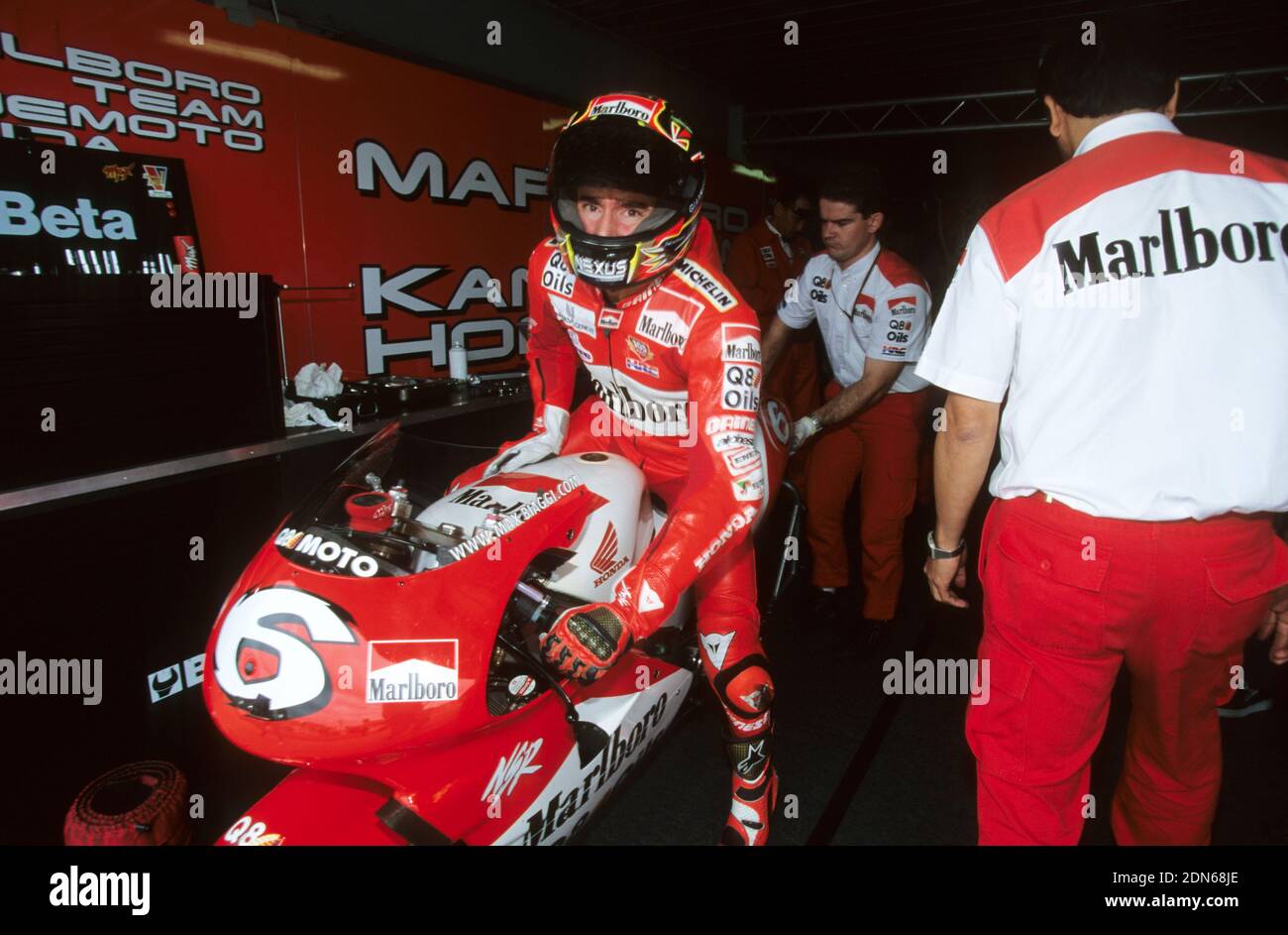 Max Biaggi (ITA), Honda 500, Australian GP 1998, Eastern Creek Stockfoto