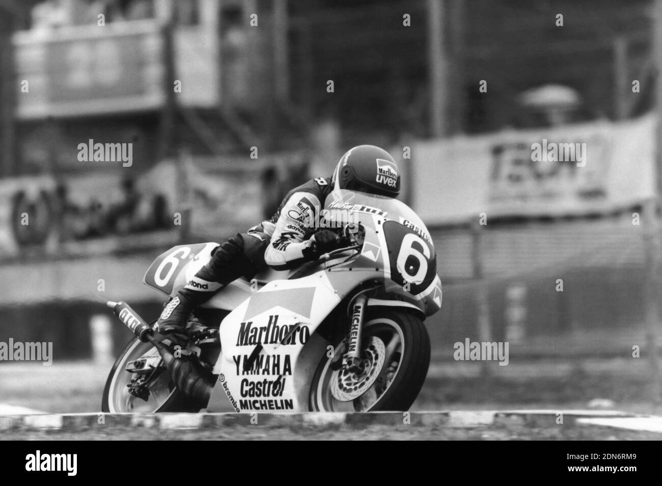 Martin Wimmer (D), Yamaha 250, GP Motorrad Saison 1987 Stockfoto