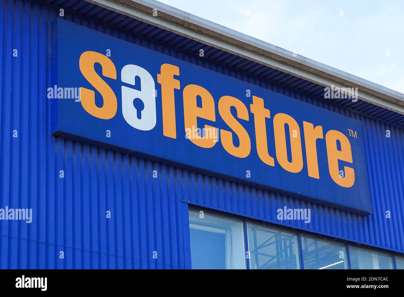 Safestore Self Storage Unit, London England Vereinigtes Königreich Großbritannien Stockfoto