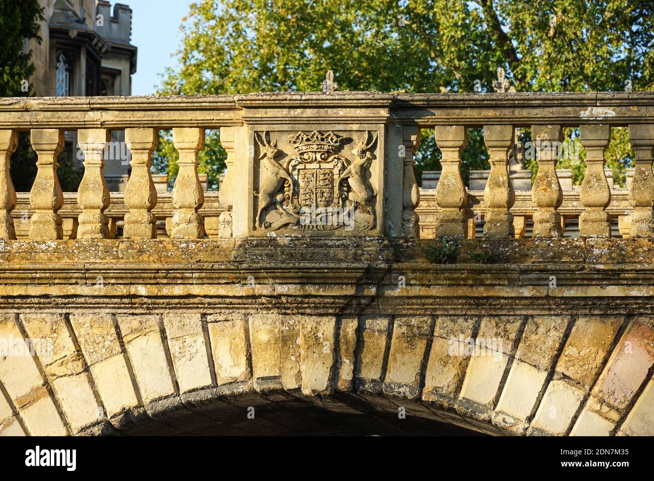 Die Kitchen Bridge über den Fluss Cam in Cambridge, Cambridgeshire England Vereinigtes Königreich Großbritannien Stockfoto