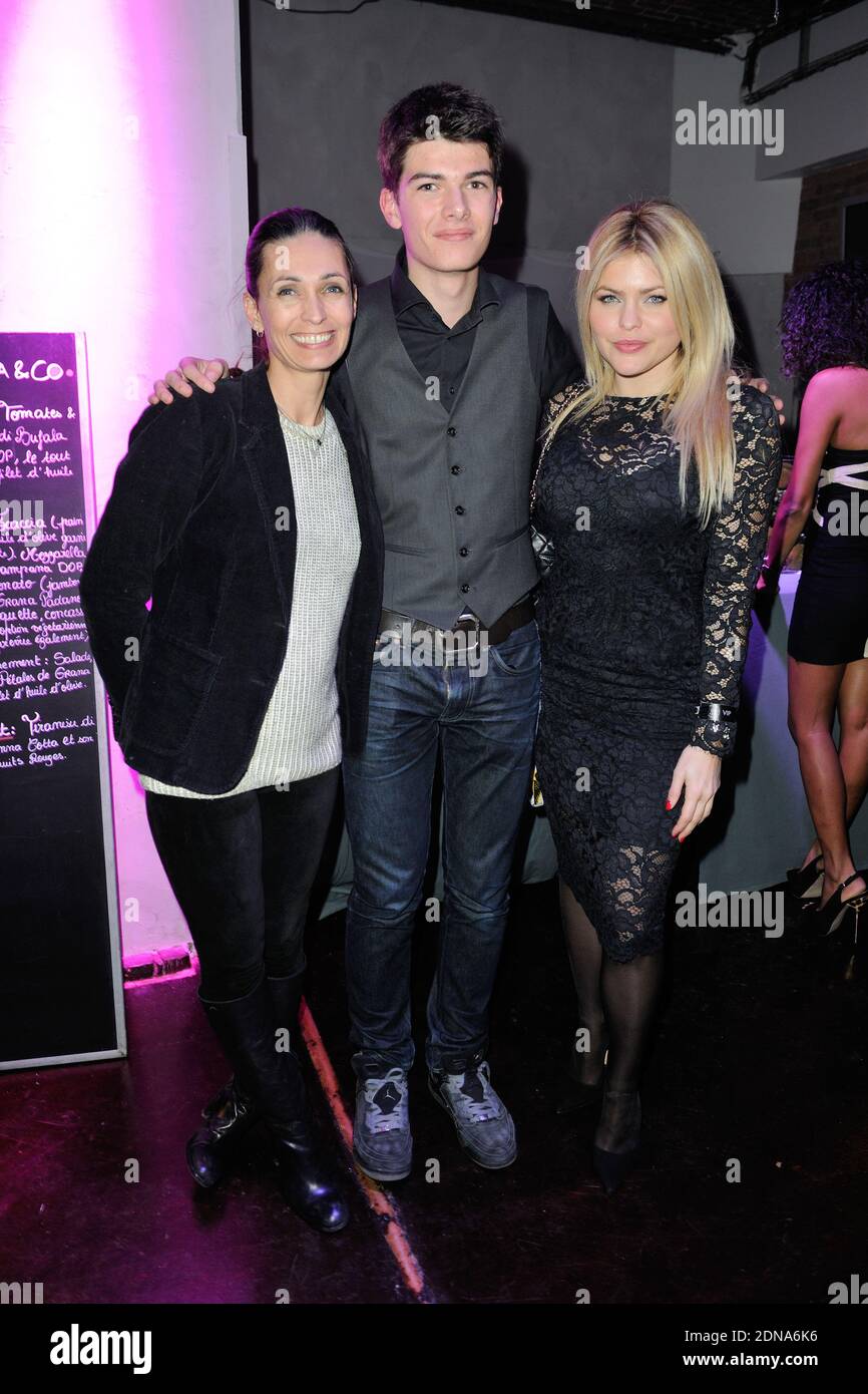 Adeline Blondieau, Aitor, Celyne Durand Teilnahme an Street Food Party im Loft du Louvre in Paris, Frankreich am 16. Januar 2015. Foto von Alban Wyters/ABACAPRESS.COM Stockfoto