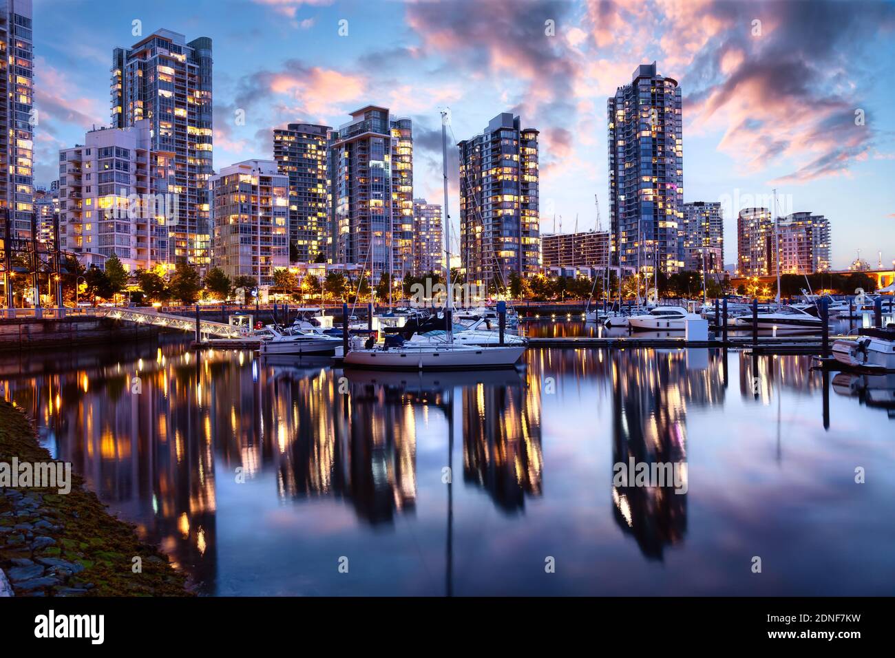 False Creek, Vancouver, Britisch-Kolumbien, Kanada. Stockfoto