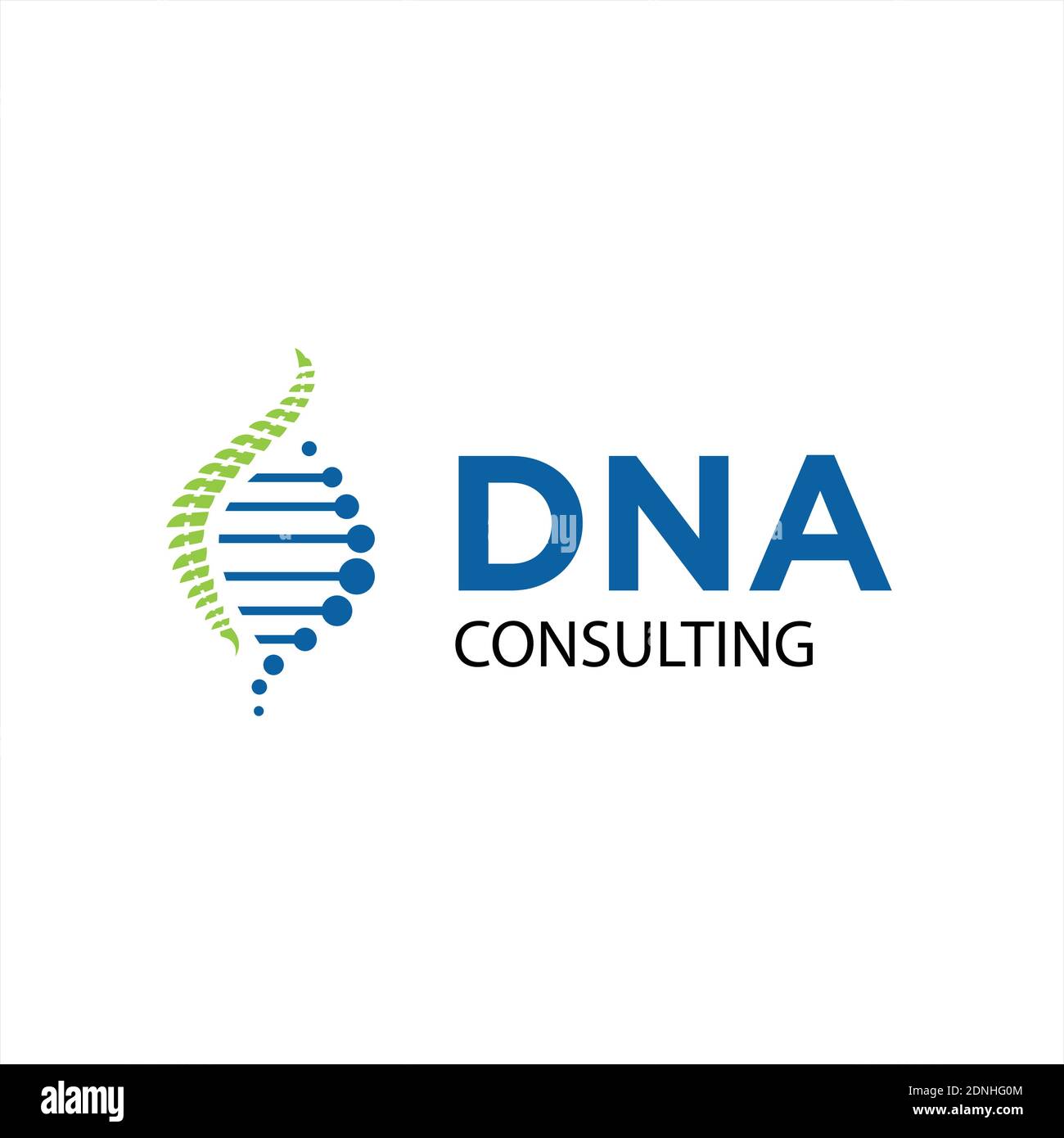 dna Symbol Vektor Illustration Vorlage Stock Vektor