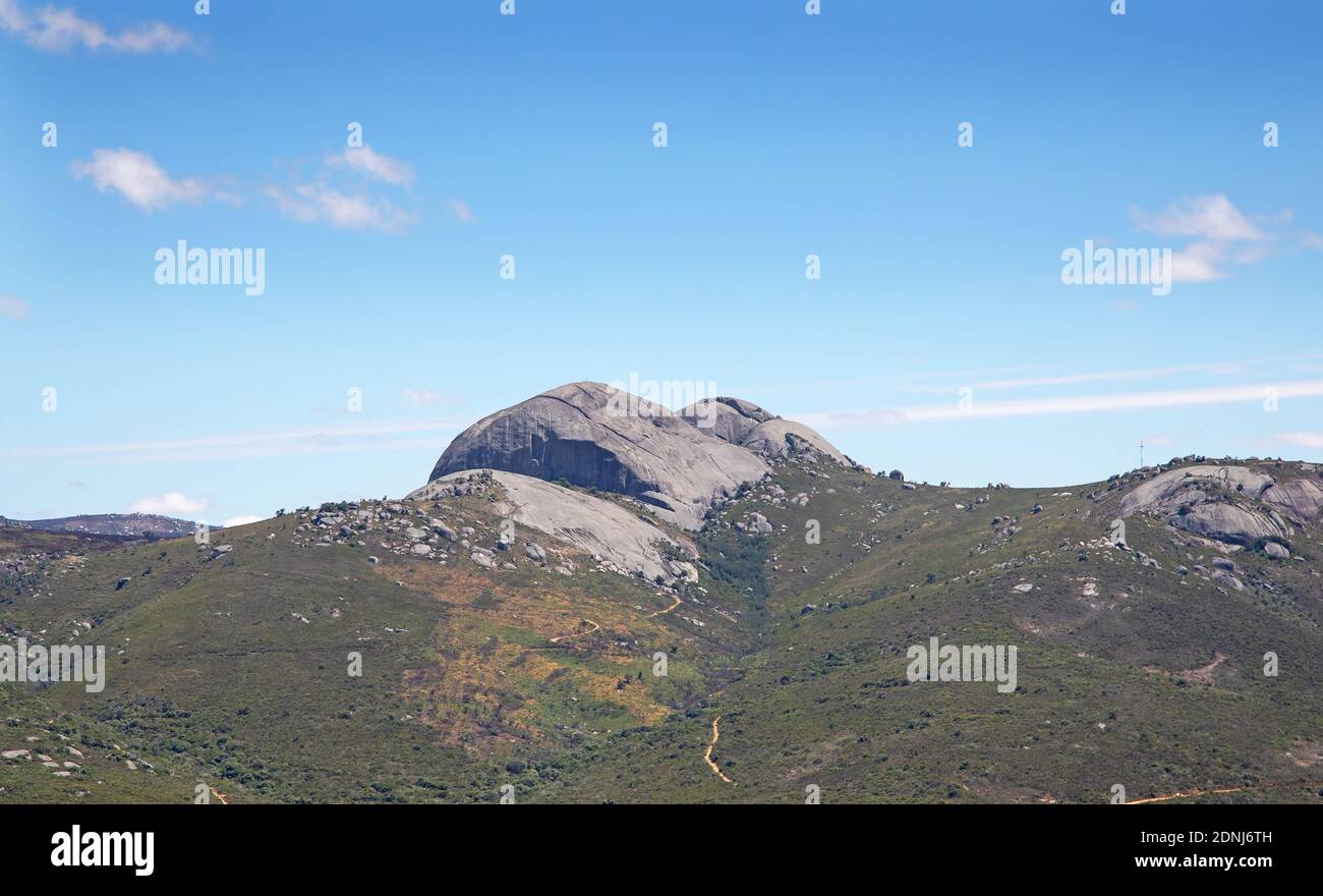 Cape Town, Western Cape / South Africa - 11/26/2020: Aerial photo of Paar Rock Stockfoto