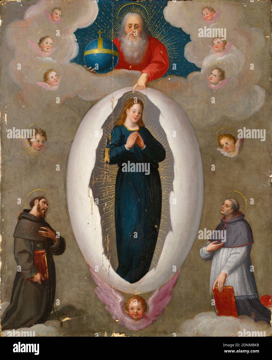 Die Jungfrau im Ei, Gemälde eines unbekannten Künstlers, um 1650 Stockfoto