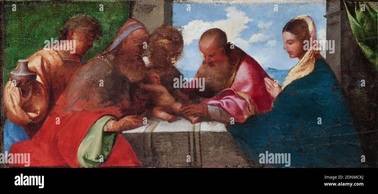 Die Beschneidung Christi, Gemälde von Tizian, 1506-1507 Stockfoto