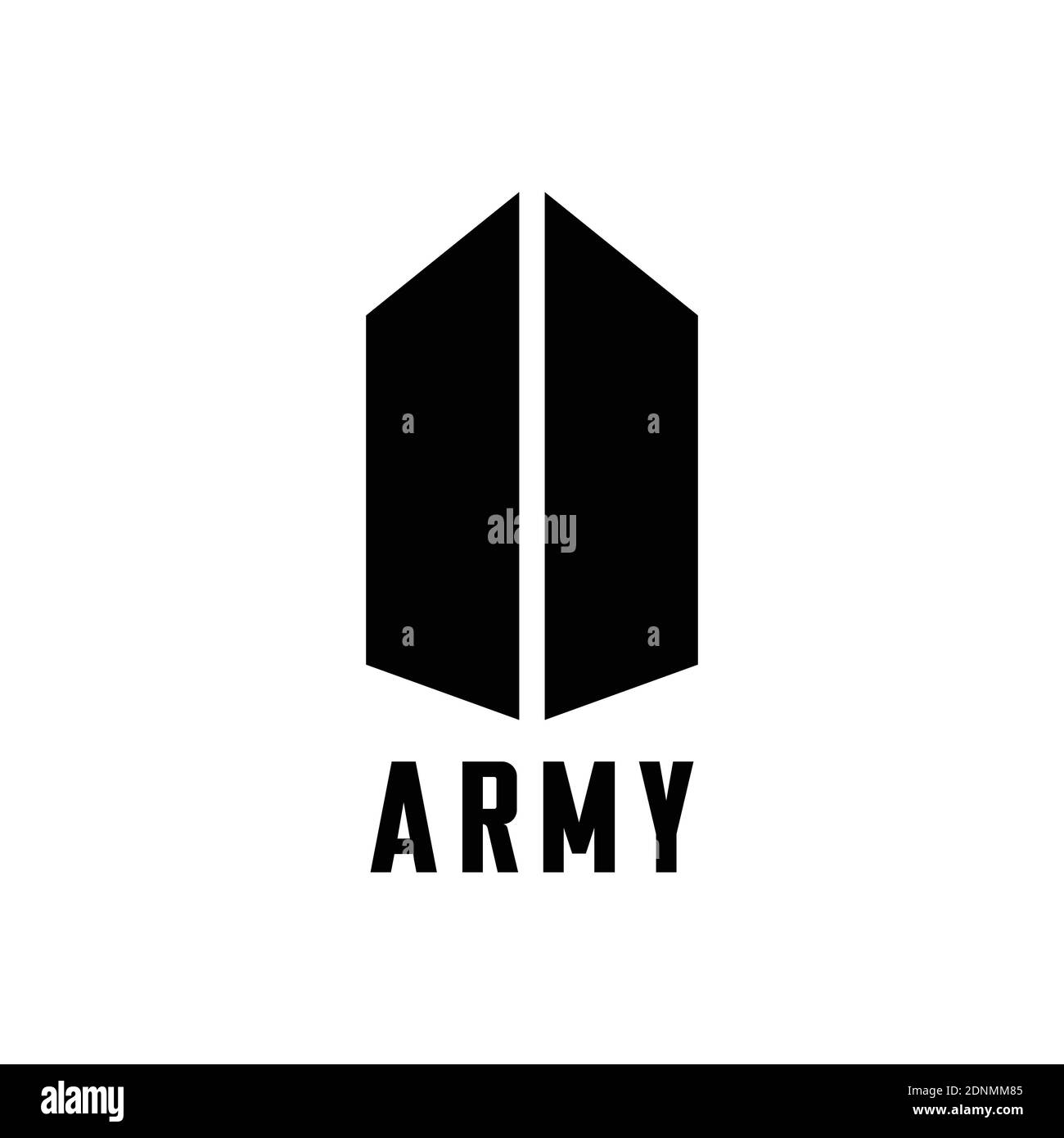 Music Record K-POP Konzept. Koreanische Kultur. Stock Vektor