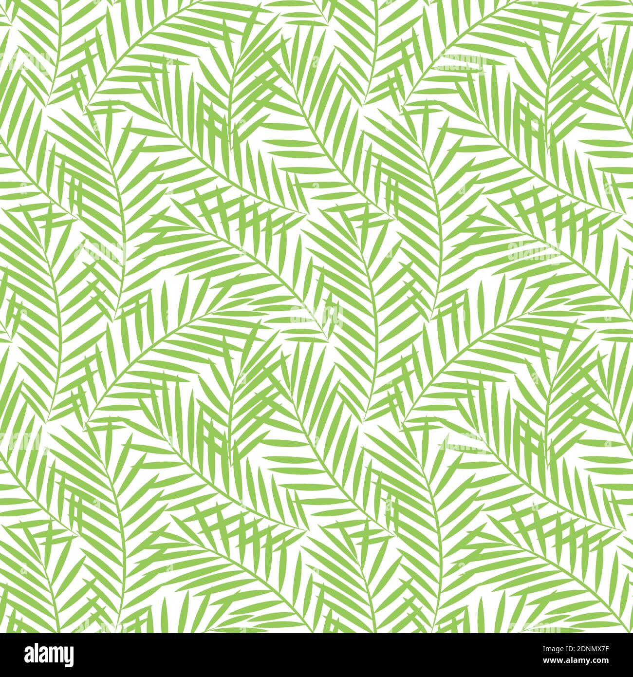 Nahtloses Muster mit Palmenblättern. Tropische Tapete Hintergrund. Stock Vektor