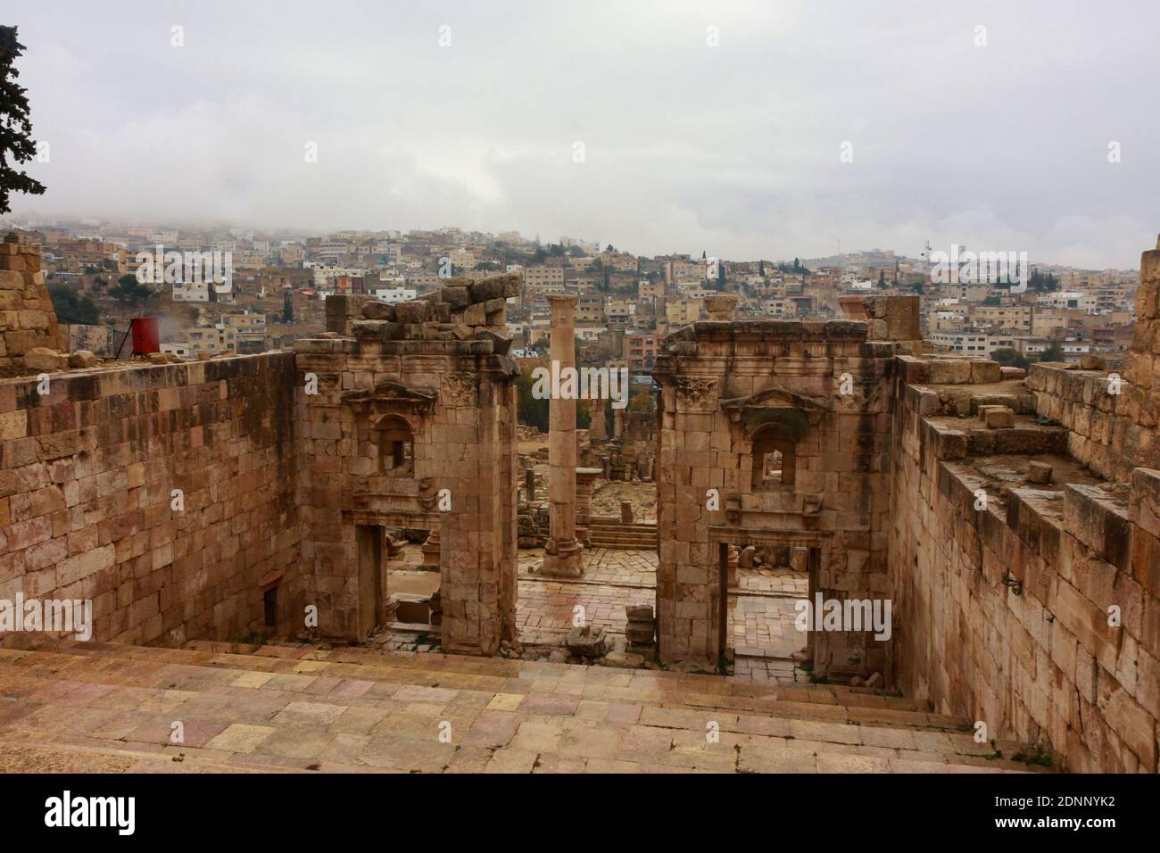 Die Ruinen der antiken Stadt jerash in Jordanien Stockfoto
