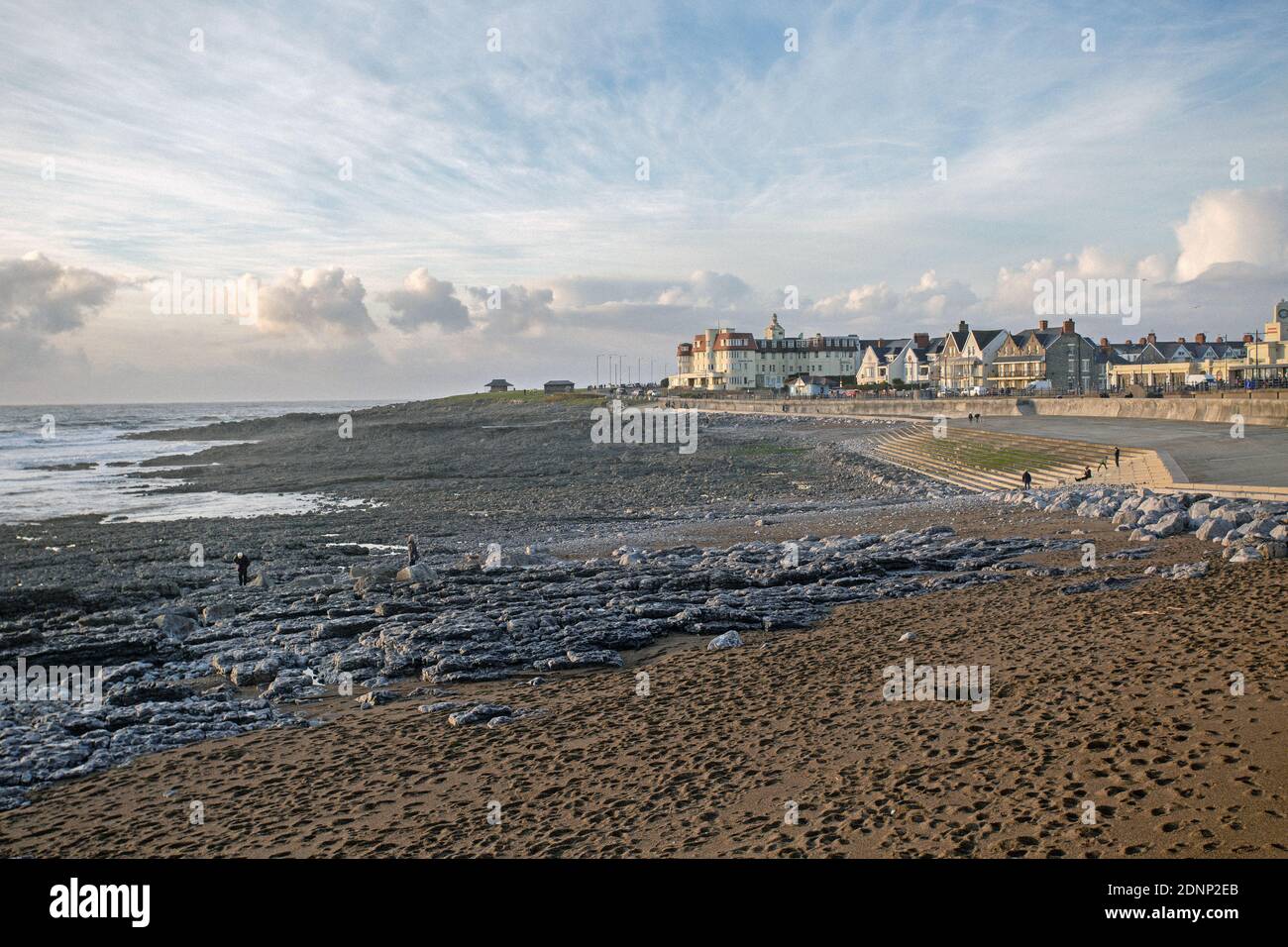 GROSSBRITANNIEN/Wales/Porthcawl/Seafront Stockfoto
