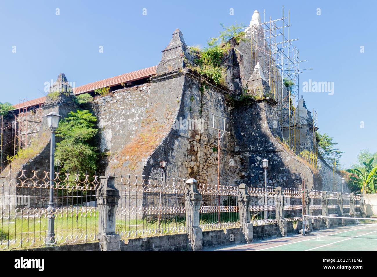 Paoay Kirche in Ilocos, Philippinen Stockfoto