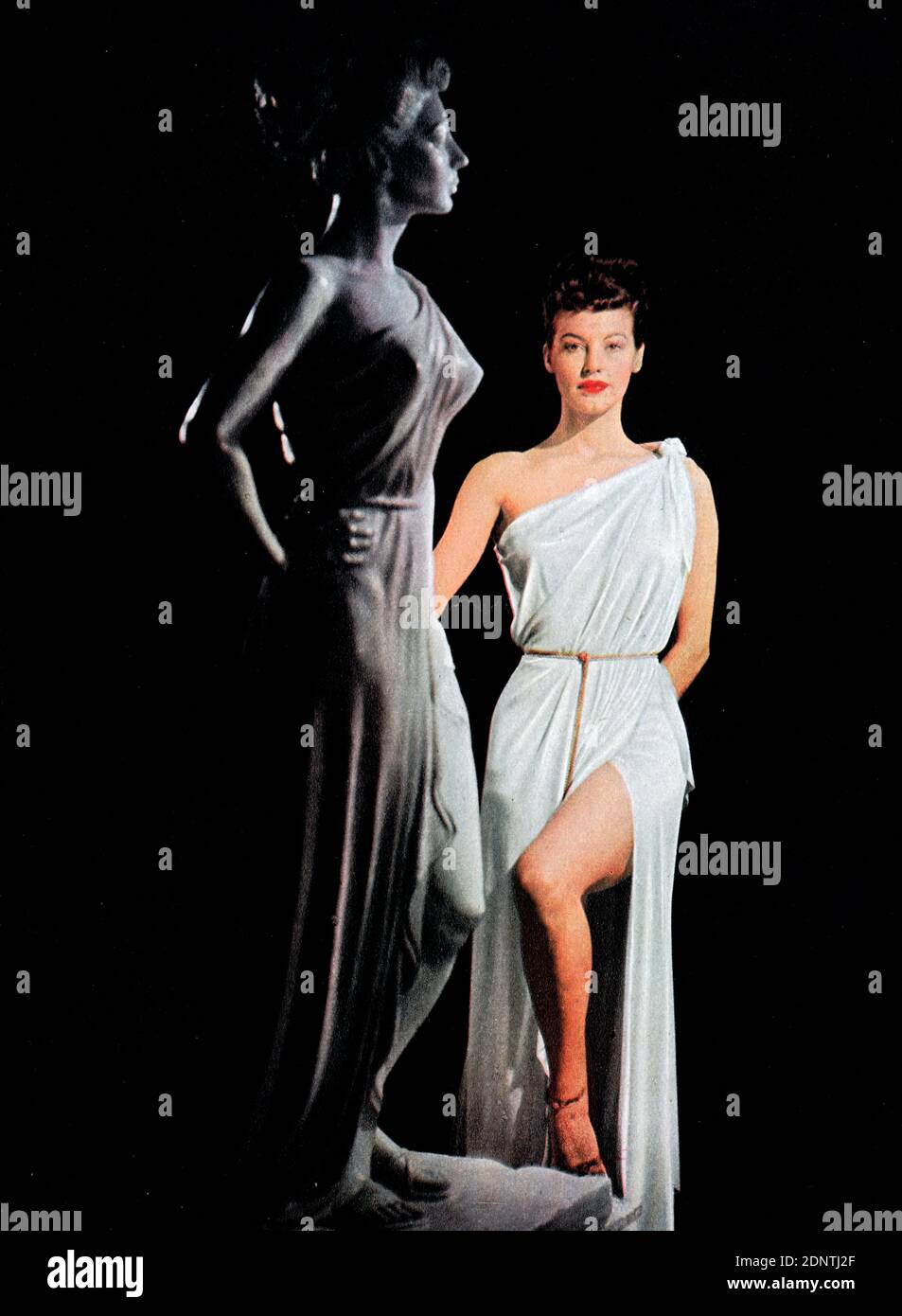 Filmstill von Ava Gardner (1922-1990) aus 'One Touch of Venus'. Stockfoto
