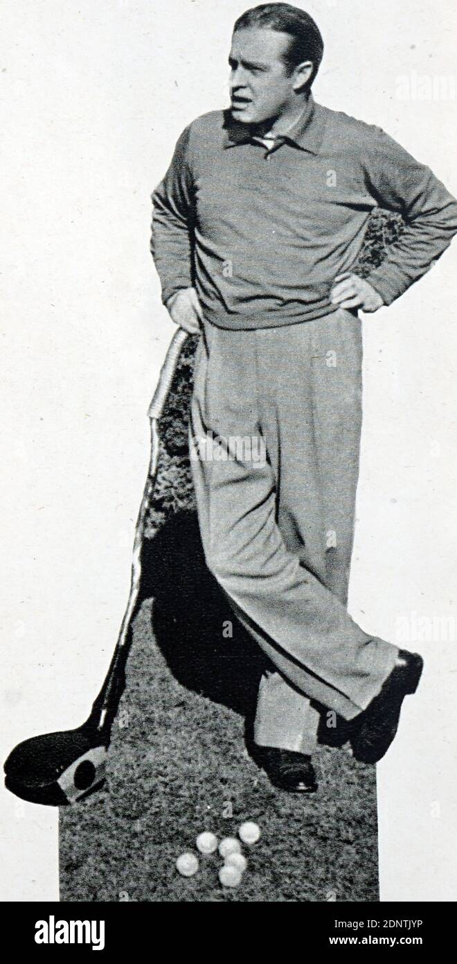 Foto von Bob Hope (1903-2003), einem britisch-amerikanischen Stand-up-Comedian, Varieteur, Schauspieler, Sänger, Tänzer und Autor. Stockfoto
