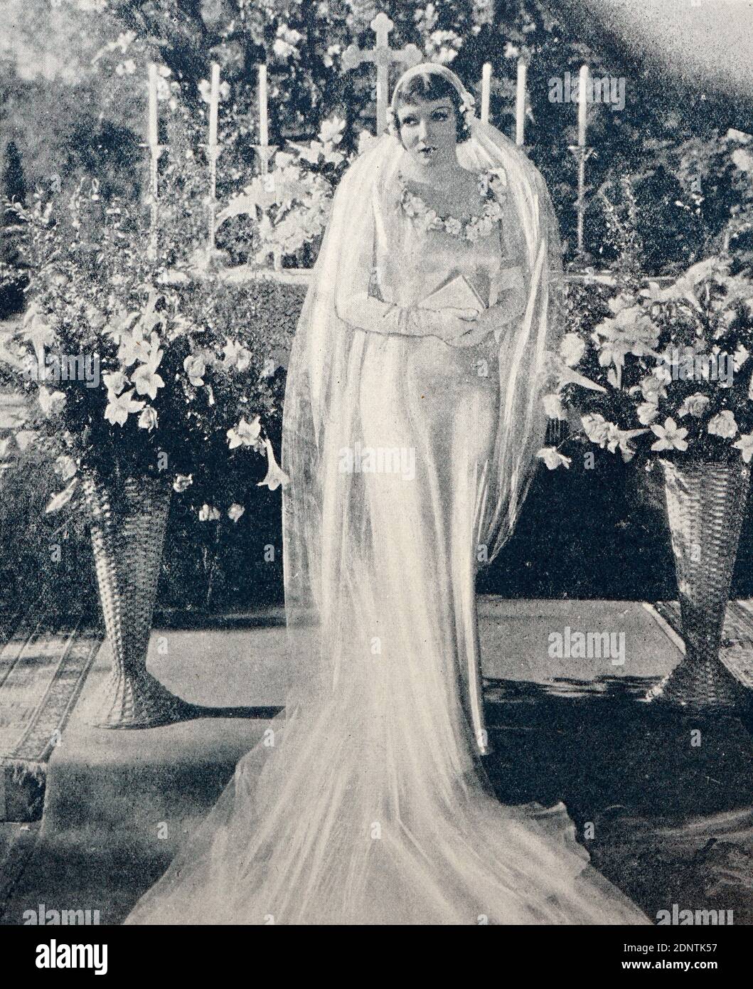 Filmstill von Claudette Colbert (1903-1996) aus 'Cleopatra'. Stockfoto