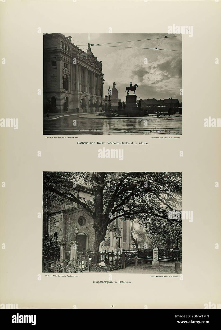 Livre/photos Historique Sur Hambourg Et Environs + Classeur Complet Wilhelm Dreesen - Région Allemagne, Collection
