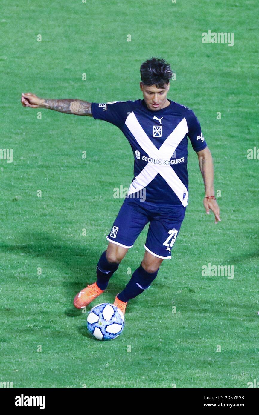 Während des Spiels zwischen Huracan und Independiente für Liga Profesional de Fútbol im Tomas A Ducó Stadion (Foto: Néstor J. Beremblum) Stockfoto