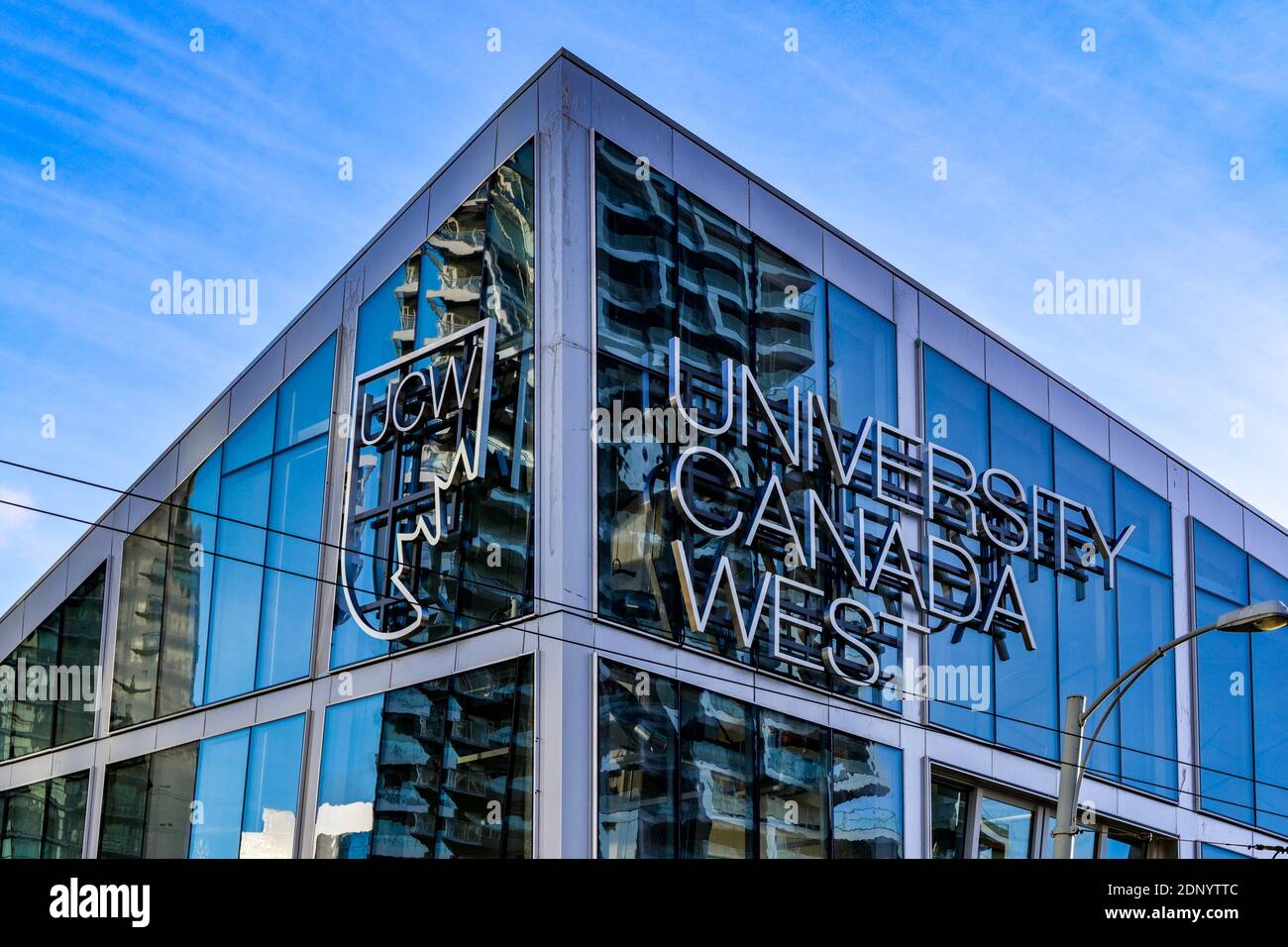 University Canada West, Vancouver House Campus, Vancouver, British Columbia, Kanada Stockfoto