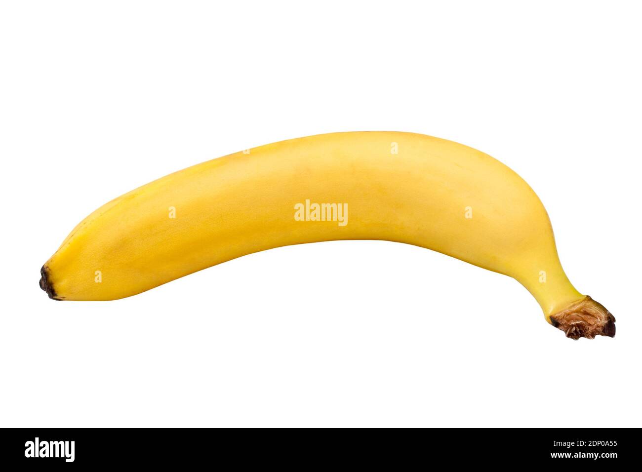 Banane isoliert auf weißem Hintergrund Stockfoto