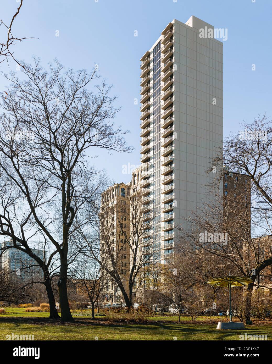 Das Conservatory Condominium in Lincoln Park Stockfoto