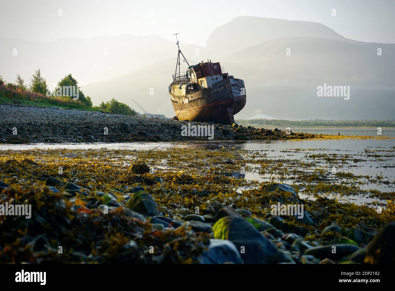 Old Ship Wreck (Schottland) Stockfoto