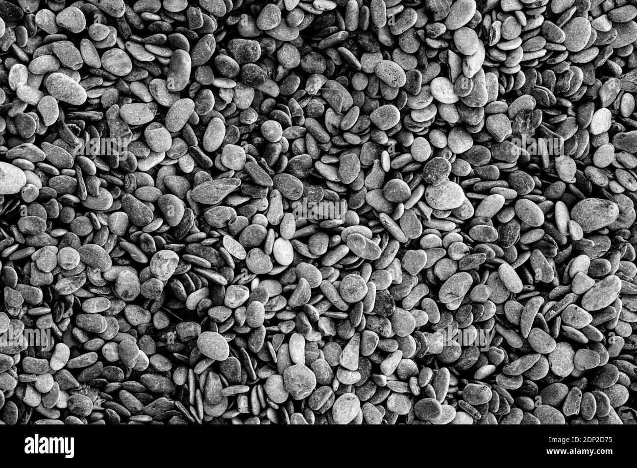 Kieselsteine am Strand in der Nähe von Brixham Devon UK GB Stockfoto