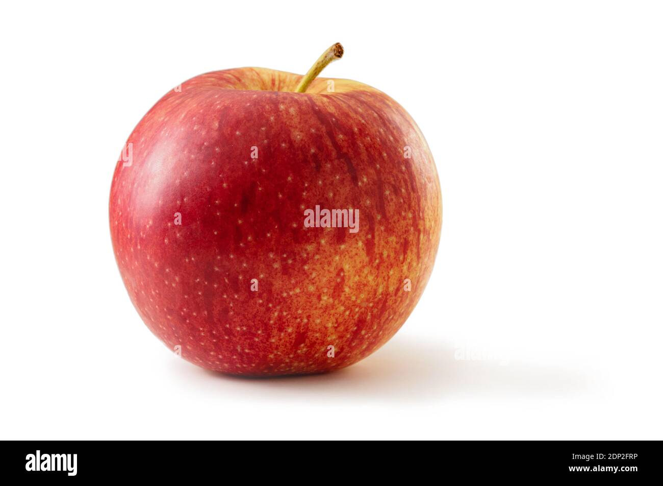 Jonagold Apfel isoliert gegen Weiß Stockfoto