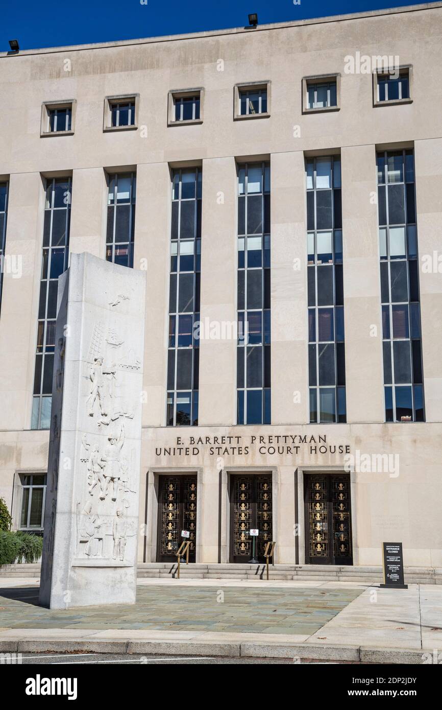 E Barrett Prettyman United States Courthouse, Washington DC, USA. Stockfoto