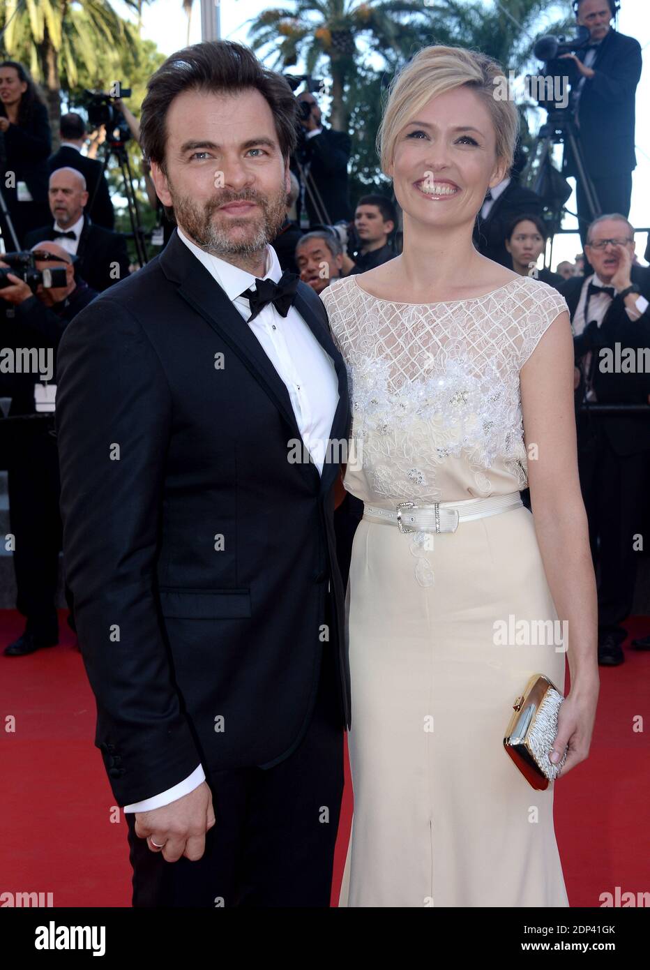 Lilou Fogli und Clovis Cornillac besuchen die Vorführung von "Inside Out" beim 68. Filmfestival von Cannes am 18. Mai 2015 in Cannes, Frankreich. Foto von Lionel Hahn/ABACAPRESS.COM Stockfoto
