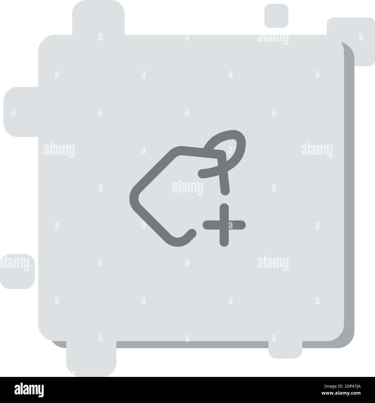 Preisschild VektorSymbol Moderne einfache VektorIllustration Stock