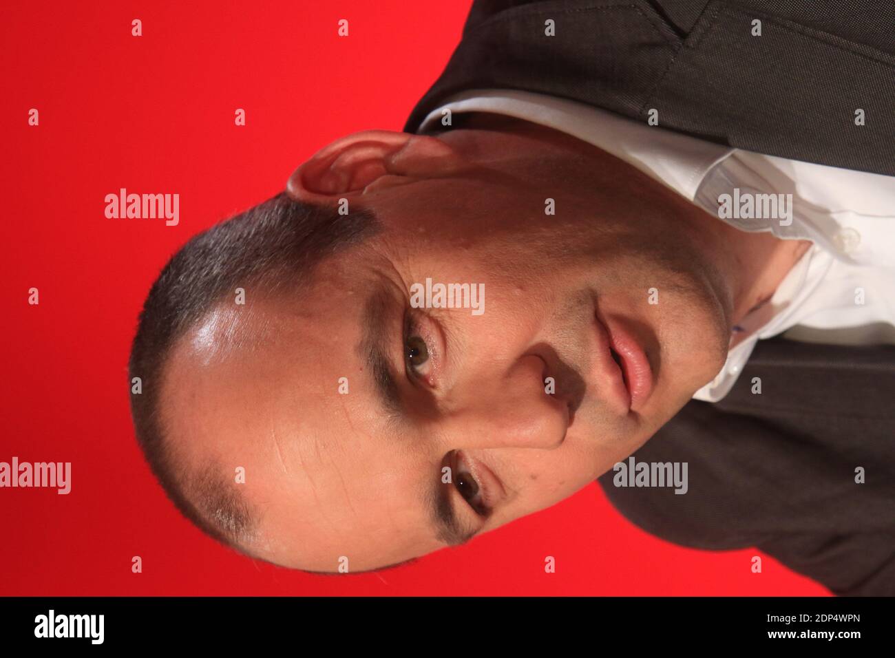 Exklusiv - kein Web - keine Boulevardzeitungen - Laurent Berger bei der politischen Talkshow 'Grand Jury RTL-Le Figaro-LCI' in Paris, Frankreich, am 21. Juni 2015. Foto von Frederic Bukajlo/ABACAPRESS.COM Stockfoto