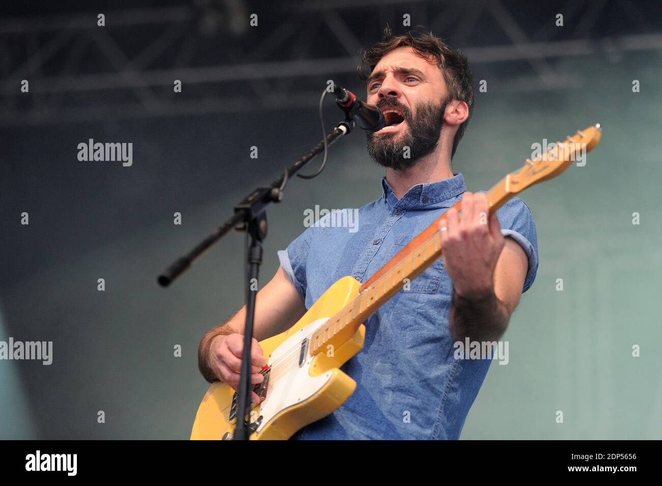 Die französische Sängerin Talisco (Jerome Amandi) tritt live während des Imaginarium Festivals 2015 in Le Tigre auf, am 23. Mai 2015 in Margny-les-Compiegne, Frankreich. Foto von Edouard Bernaux/ABACAPRESS.COM Stockfoto