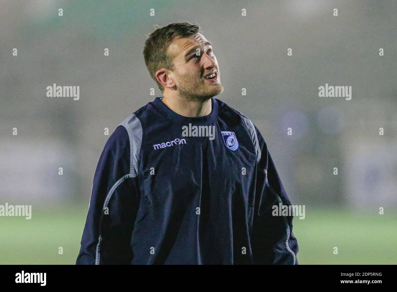 Garyn Smith von Cardiff Blues während des Vorspiels Stockfoto