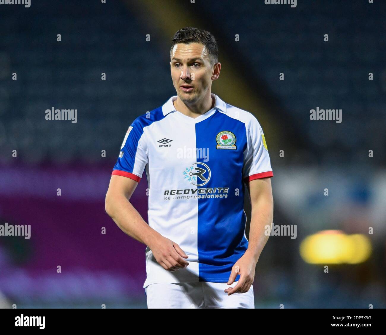 Stewart Downing #6 von Blackburn Rovers in Aktion während der Spiel Stockfoto