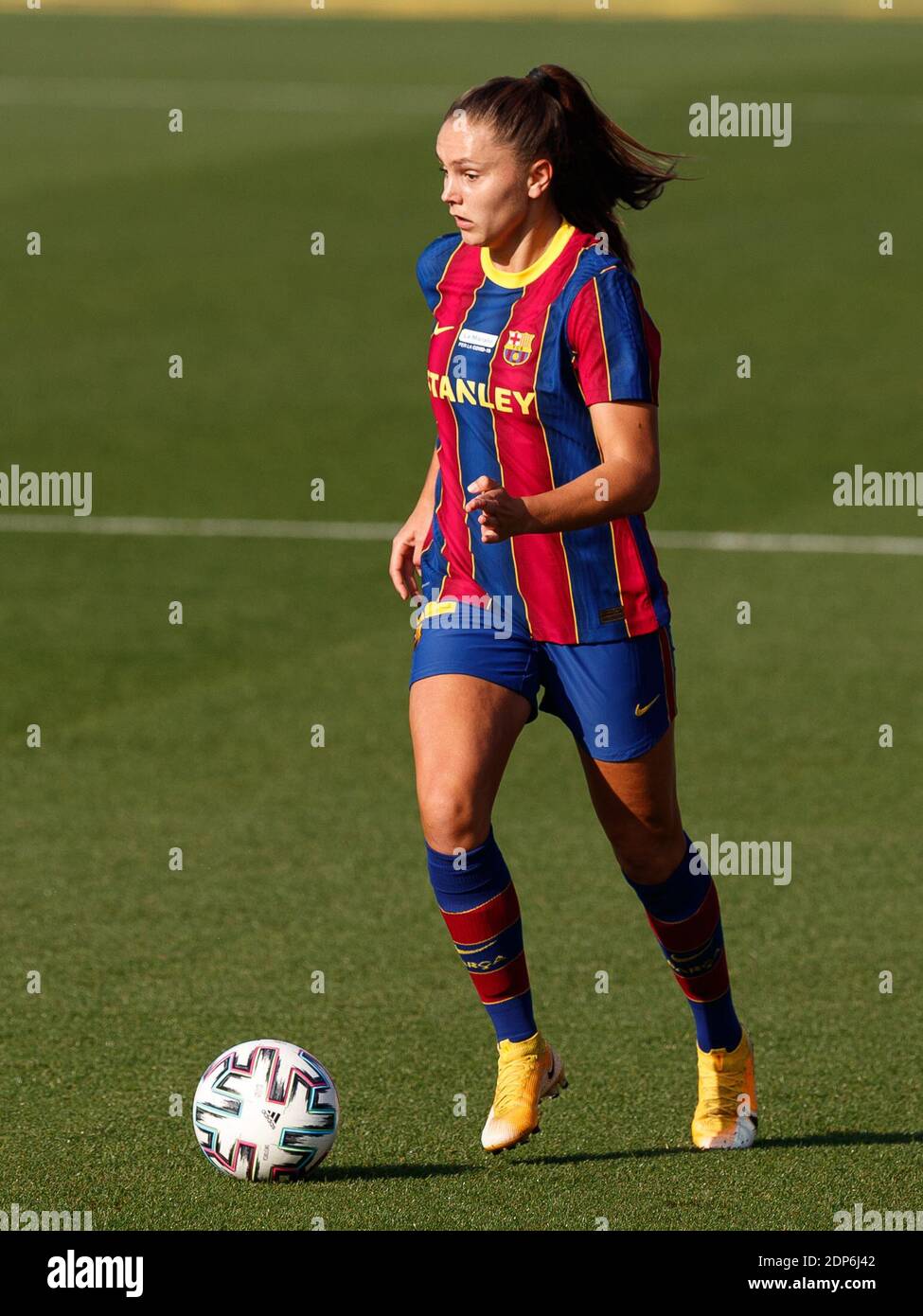 Barcelona, Spanien. Dezember 2020. Lieke Martens vom FC Barcelona beim Primera Iberdrola-Spiel zwischen FC Barcelona und Sevilla FC im Johan Cruyff Stadium in Barcelona, Spanien. Quelle: David Ramirez/DAX/ZUMA Wire/Alamy Live News Stockfoto