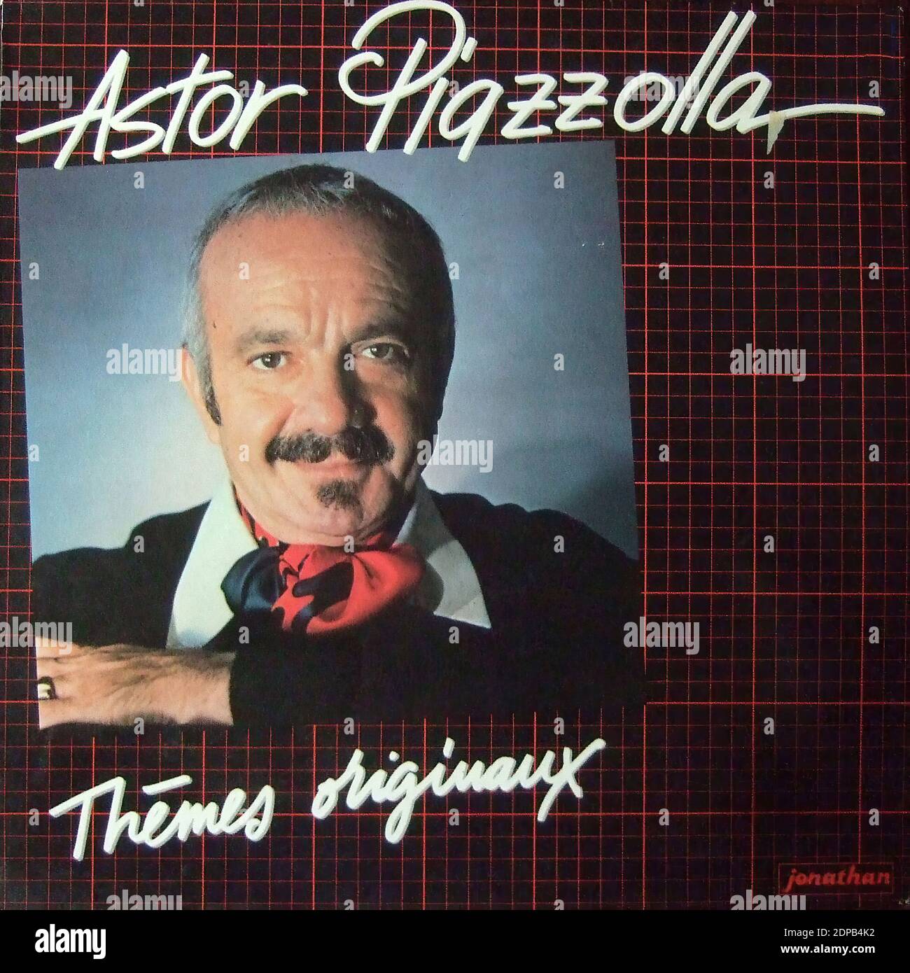 Astor Piazzolla - Themes originaux - Vintage Vinyl Album Cover Stockfoto