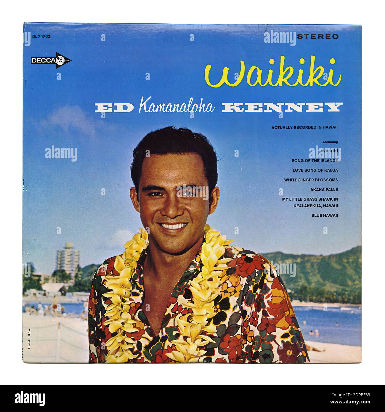 Waikiki - Vintage Record Cover Stockfoto