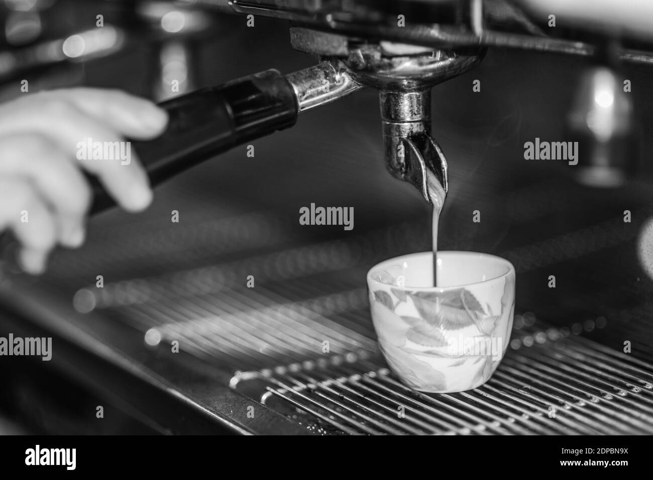 Kleine Bar in Italien zum 19. Und 2. Wellenzeiten Stockfoto